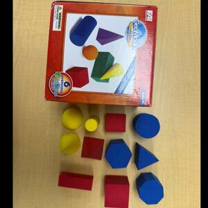 Foam shapes for learning and art Lot of 6 new and 11 used educational learning